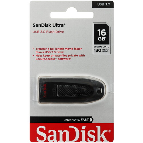 Купить Память USB Flash 16 ГБ SanDisk Ultra [SDCZ48-016G-I35]  5474020. Характеристики, отзывы и цены в Донецке