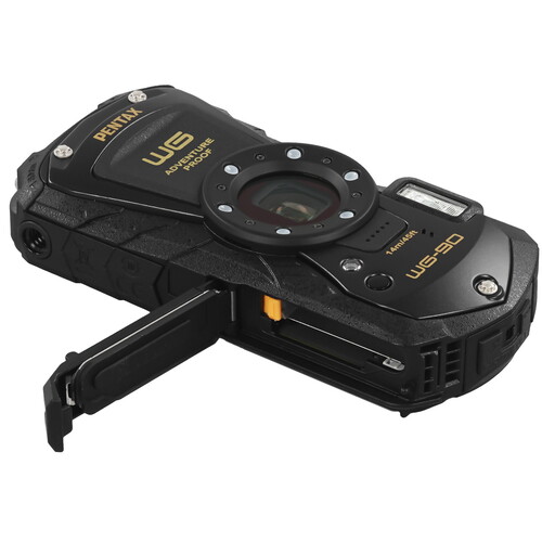 Купить Компактный фотоаппарат PENTAX WG-90 черный  9157357. Характеристики, отзывы и цены в Донецке