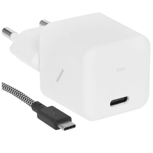 Купить Сетевое зарядное устройство Native Union Fast GaN Charger PD 30W белый  5466014. Характеристики, отзывы и цены в Донецке