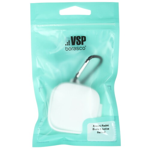 Купить Чехол Borasco для Xiaomi Redmi Buds 6 Active, белый  5603190. Характеристики, отзывы и цены в Донецке