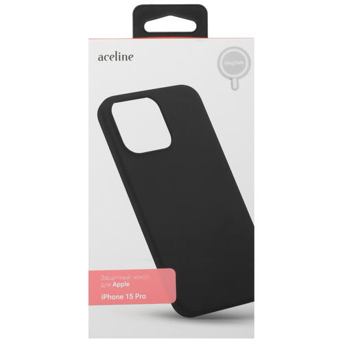 Купить Накладка  Aceline Liquid Silicone Magnet для Apple iPhone 15 Pro черный  5438841. Характеристики, отзывы и цены в Донецке