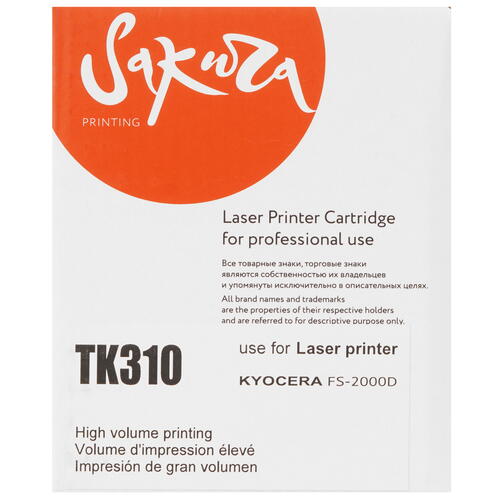 Купить Картридж лазерный SAKURA TK310 черный  5364080. Характеристики, отзывы и цены в Донецке