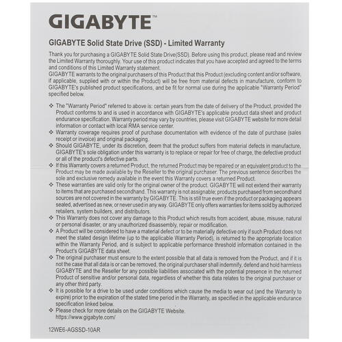 Купить 500 ГБ SSD M.2 накопитель GIGABYTE AORUS Gen4 5000E [AG450E500G-G]  5099046. Характеристики, отзывы и цены в Донецке