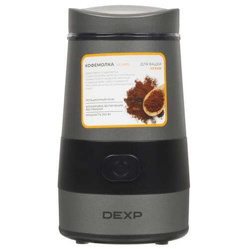 Купить Кофемолка электрическая DEXP CG-200S серый  9015484. Характеристики, отзывы и цены в Донецке