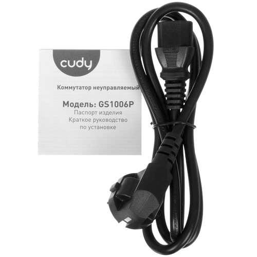 Купить Коммутатор Cudy GS1006P  9203634. Характеристики, отзывы и цены в Донецке