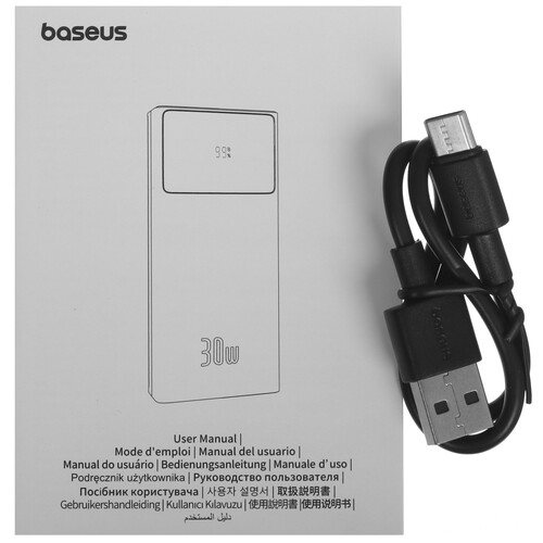 Купить Портативный аккумулятор Baseus Star-Lord Digital Display черный  5463531. Характеристики, отзывы и цены в Донецке