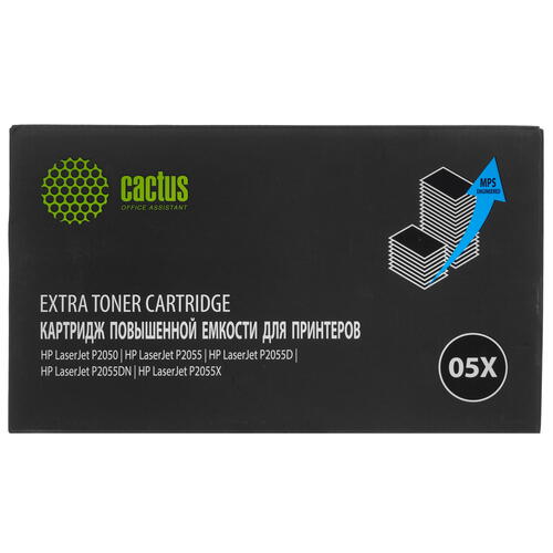 Купить Картридж лазерный Cactus CS-CE505X-MPS черный, с чипом  9914076. Характеристики, отзывы и цены в Донецке