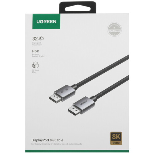 Купить Кабель  Ugreen DisplayPort - DisplayPort, 3 м  9155031. Характеристики, отзывы и цены в Донецке