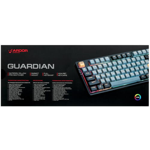 Купить Клавиатура  проводная + беспроводная ARDOR GAMING Guardian  5415858. Характеристики, отзывы и цены в Донецке