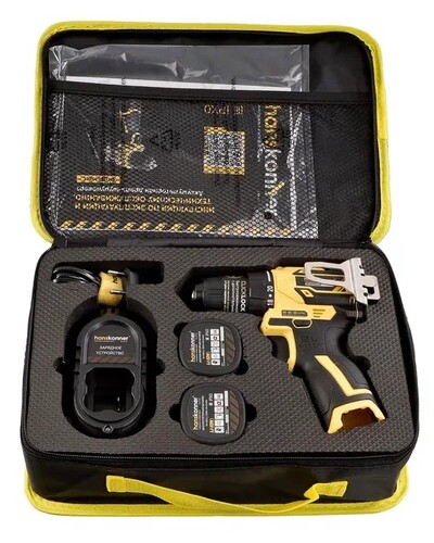 Купить Дрель-шуруповерт Hanskonner HCD1645BLC  5452206. Характеристики, отзывы и цены в Донецке