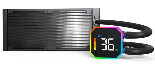 Купить Система охлаждения Montech HyperFlow Digital 240 черная  5633179. Характеристики, отзывы и цены в Донецке