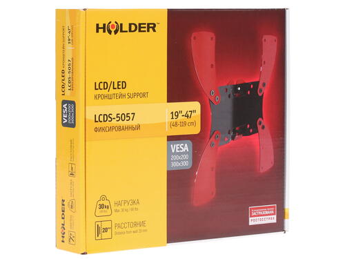 Купить Кронштейн для ТВ Holder LCDS-5057 черный  0194119. Характеристики, отзывы и цены в Донецке