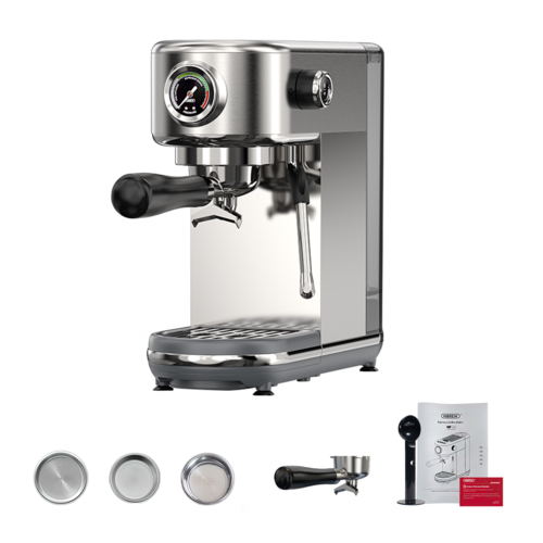 Купить Кофеварка рожковая HiBREW H10B серебристый  9156830. Характеристики, отзывы и цены в Донецке