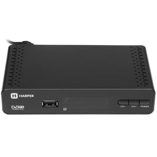 Купить Приставка для цифрового ТВ Harper HDT2-1513 черный  8107457. Характеристики, отзывы и цены в Донецке