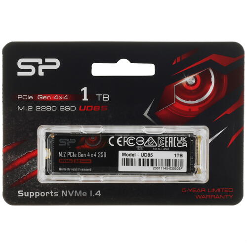 Купить 1000 ГБ M.2 NVMe накопитель Silicon Power UD85 [SP01KGBP44UD8505]  5405655. Характеристики, отзывы и цены в Донецке