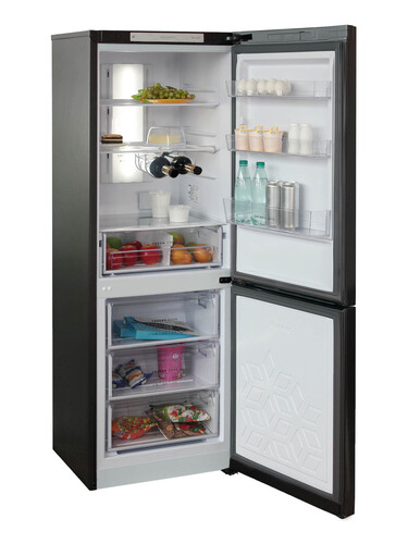 Купить Холодильник с морозильником   Бирюса B920NF черный  9081559. Характеристики, отзывы и цены в Донецке