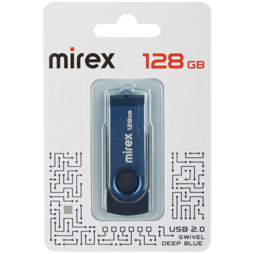 Купить Память USB Flash 128 ГБ Mirex SWIVEL  5483546. Характеристики, отзывы и цены в Донецке