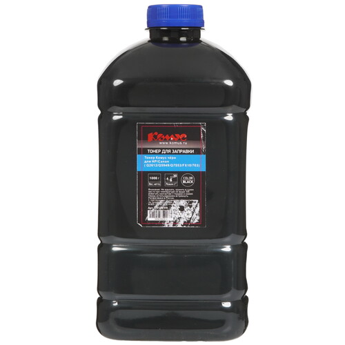 Купить Тонер Комус Q2612/Q5949/Q7553/FX10/703 черный  9141529. Характеристики, отзывы и цены в Донецке