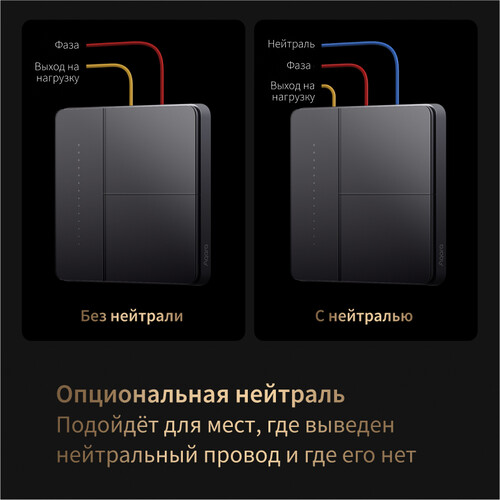 Купить Умный выключатель Aqara Z1 Pro  5608819. Характеристики, отзывы и цены в Донецке