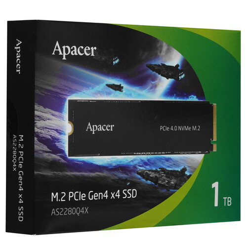 Купить 1000 ГБ M.2 NVMe накопитель Apacer AS2280Q4X  5632257. Характеристики, отзывы и цены в Донецке