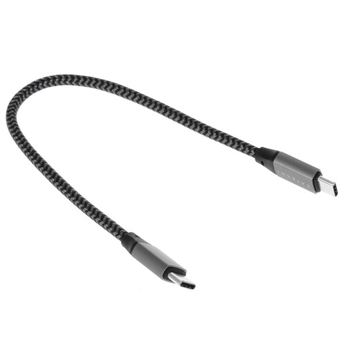 Купить Кабель круглый Satechi USB Type-C - USB Type-C серый 0.25 м  5046765. Характеристики, отзывы и цены в Донецке