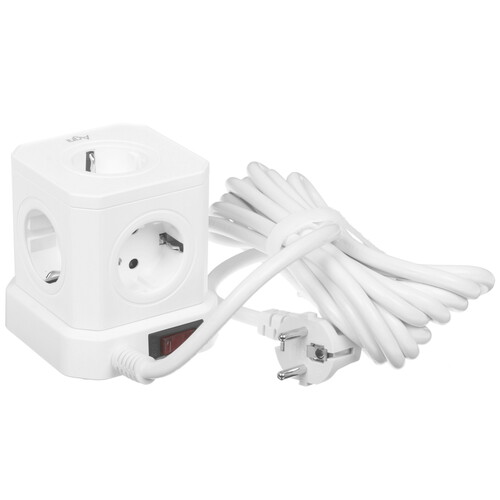 Купить Сетевой фильтр AGNI TP-VE4U5E-C белый  9289307. Характеристики, отзывы и цены в Донецке