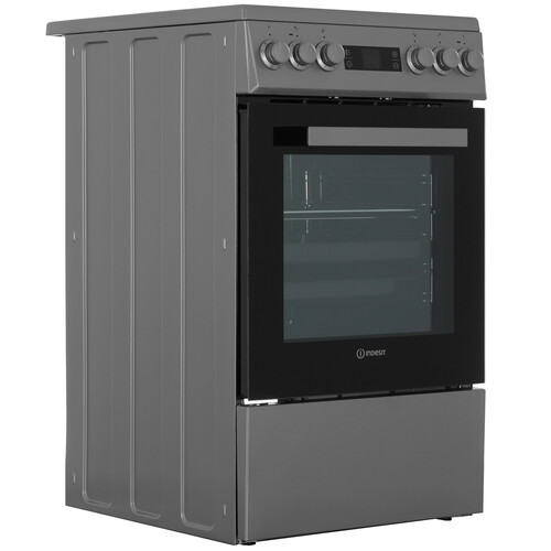 Купить Электрическая плита Indesit ISV5F2HX серебристый  9306998. Характеристики, отзывы и цены в Донецке
