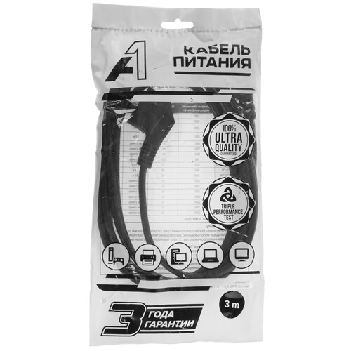 Купить Кабель питания A1 IEC C13 - CEE 7/7  5617916. Характеристики, отзывы и цены в Донецке