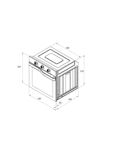 Купить Электрический духовой шкаф SCHTOFF DECOR 1100 черный  9240905. Характеристики, отзывы и цены в Донецке