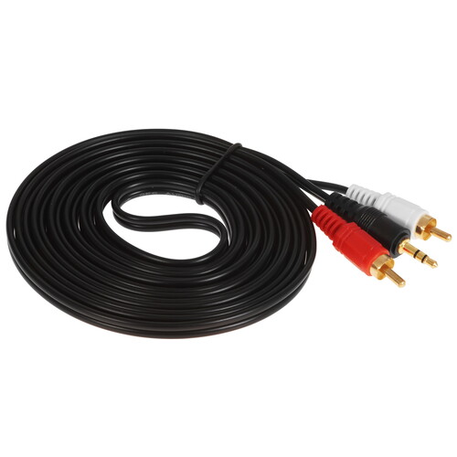 Купить Кабель   Leef jack 3.5 мм - 2RCA черный  5626558. Характеристики, отзывы и цены в Донецке