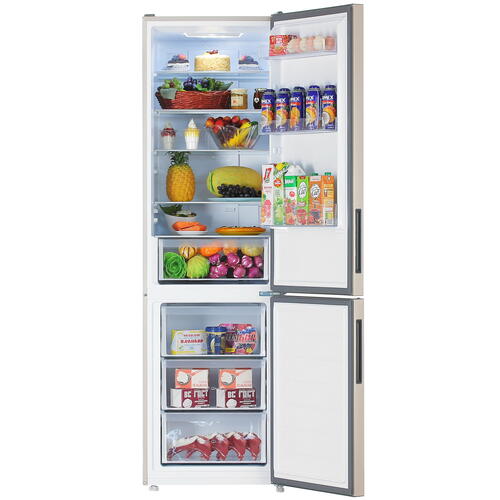 Купить Холодильник с морозильником   Haier CEF537AGG золотистый  4746822. Характеристики, отзывы и цены в Донецке