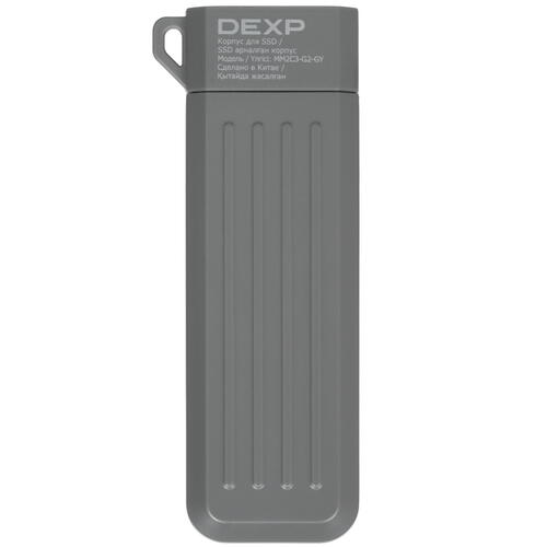 Купить M.2 Внешний бокс DEXP MM2C3-G2-GY  5411506. Характеристики, отзывы и цены в Донецке