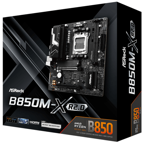 Купить Материнская плата ASRock B850M-X R2.0  5622728. Характеристики, отзывы и цены в Донецке