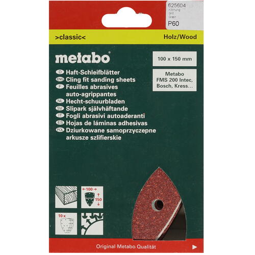 Купить Шлифовальный лист Metabo 625604000  1151254. Характеристики, отзывы и цены в Донецке