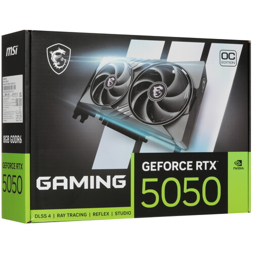 Купить Видеокарта MSI GeForce RTX 5050 GAMING OC  5633003. Характеристики, отзывы и цены в Донецке