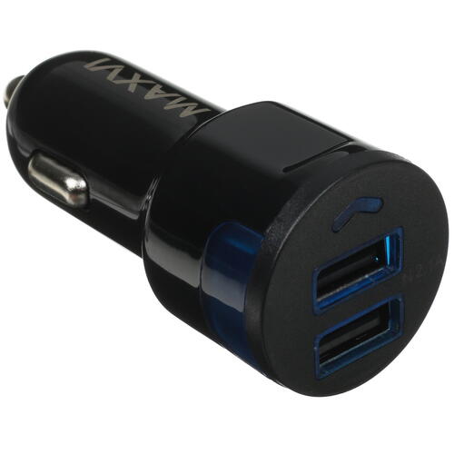 Купить Автомобильное ЗУ Maxvi CCM-212 Plus M черный  5366921. Характеристики, отзывы и цены в Донецке
