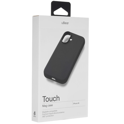 Купить Накладка  uBear Touch Mag Case для Apple iPhone 16 черный  5474343. Характеристики, отзывы и цены в Донецке