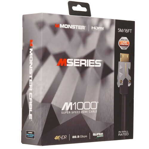 Купить Кабель  Monster HDMI - HDMI, 5 м  5497372. Характеристики, отзывы и цены в Донецке