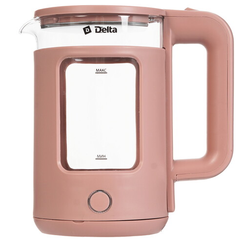 Купить Электрочайник Delta DL-1112 бежевый  9050536. Характеристики, отзывы и цены в Донецке