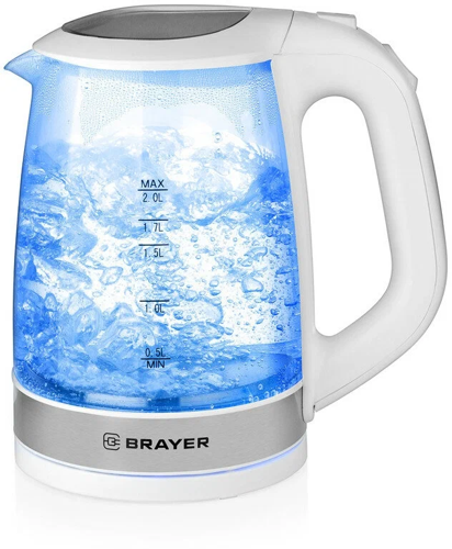 Купить Электрочайник BRAYER BR1040WH белый  8156574. Характеристики, отзывы и цены в Донецке