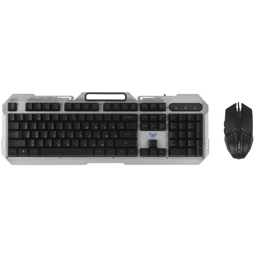 Купить Клавиатура+мышь  проводная  AULA F2023 COMBO серый  9096838. Характеристики, отзывы и цены в Донецке