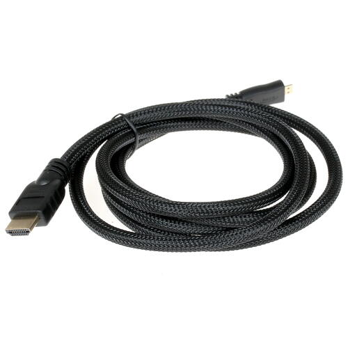 Купить Кабель однонаправленный DEXP HDMI - micro HDMI, 1.8 м  1359353. Характеристики, отзывы и цены в Донецке