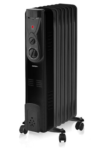 Купить Масляный обогреватель Centek CT-6200 черный  9109540. Характеристики, отзывы и цены в Донецке