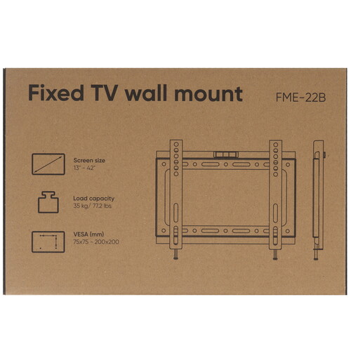 Купить Кронштейн для ТВ ONKRON FME-22B черный  5492774. Характеристики, отзывы и цены в Донецке