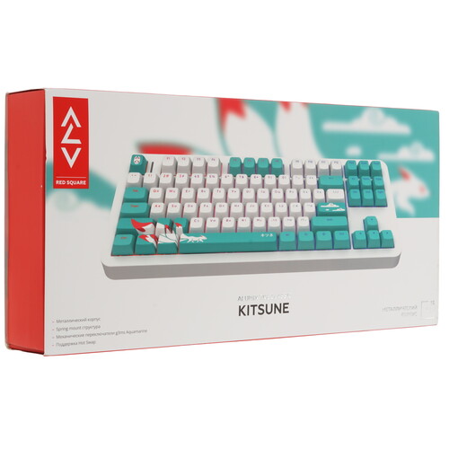 Купить Клавиатура  проводная Red Square Alumix TKL Classic Kitsune  5612314. Характеристики, отзывы и цены в Донецке