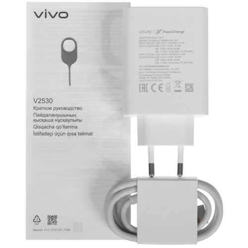 Купить 6.77" Смартфон Vivo V60 Lite 256 ГБ голубой  5640605. Характеристики, отзывы и цены в Донецке