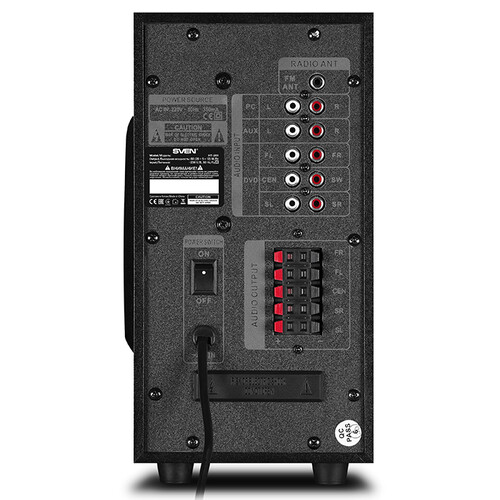 Купить Колонки SVEN HT-201 черный  4900351. Характеристики, отзывы и цены в Донецке