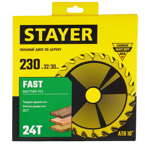 Купить Диск пильный STAYER 3680-230-32-24_z01  9107772. Характеристики, отзывы и цены в Донецке