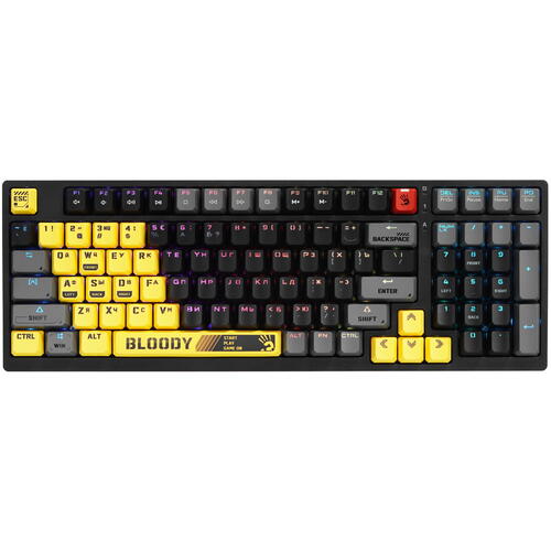 Купить Клавиатура проводная A4Tech Bloody S98 Sports [SPORTS LIME]  5417385. Характеристики, отзывы и цены в Донецке