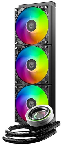 Купить Система охлаждения ID-COOLING FX360 INF черная  5485352. Характеристики, отзывы и цены в Донецке